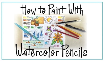 How to Paint with Watercolor Pencils - Product Image